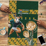 South Africa Rugby History World Champions Puzzle Springboks Make History