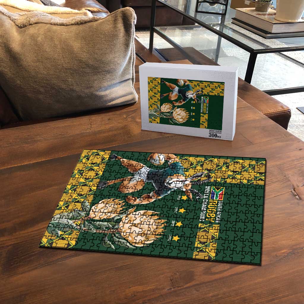 South Africa Rugby History World Champions Puzzle Springboks Make History