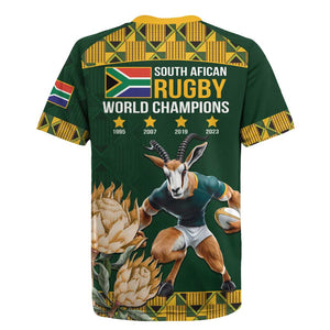 South Africa Rugby History World Champions Rugby Jersey Springboks Make History