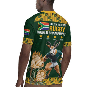 South Africa Rugby History World Champions Rugby Jersey Springboks Make History