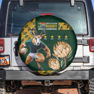 South Africa Rugby History World Champions Spare Tire Cover Springboks Make History