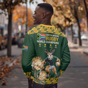 South Africa Rugby History World Champions Sweatshirt Springboks Make History