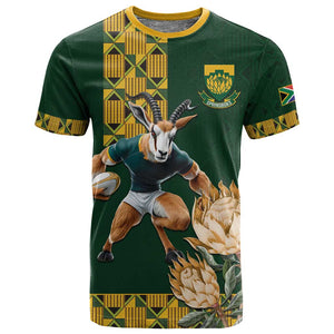 South Africa Rugby History World Champions T shirt Springboks Make History