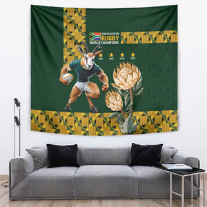 South Africa Rugby History World Champions Tapestry Springboks Make History