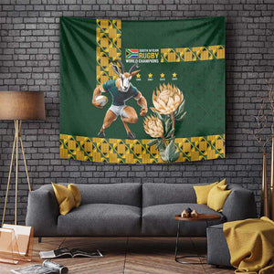 South Africa Rugby History World Champions Tapestry Springboks Make History