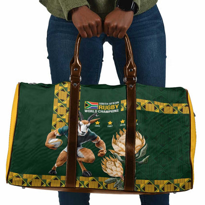 South Africa Rugby History World Champions Travel Bag Springboks Make History