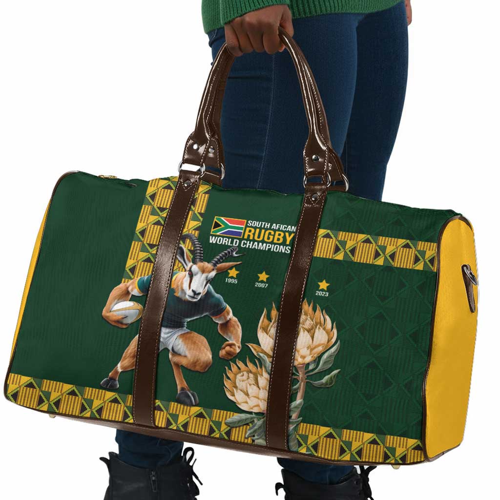 South Africa Rugby History World Champions Travel Bag Springboks Make History