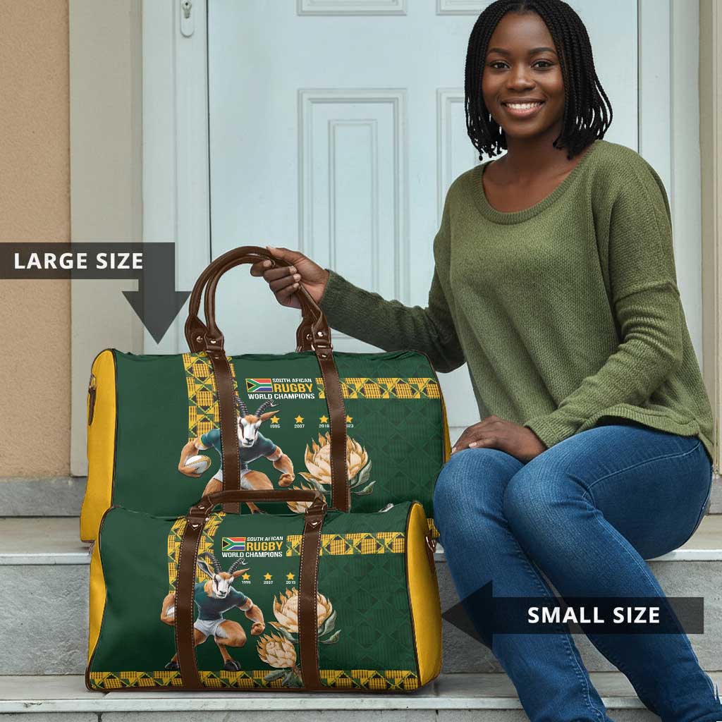 South Africa Rugby History World Champions Travel Bag Springboks Make History