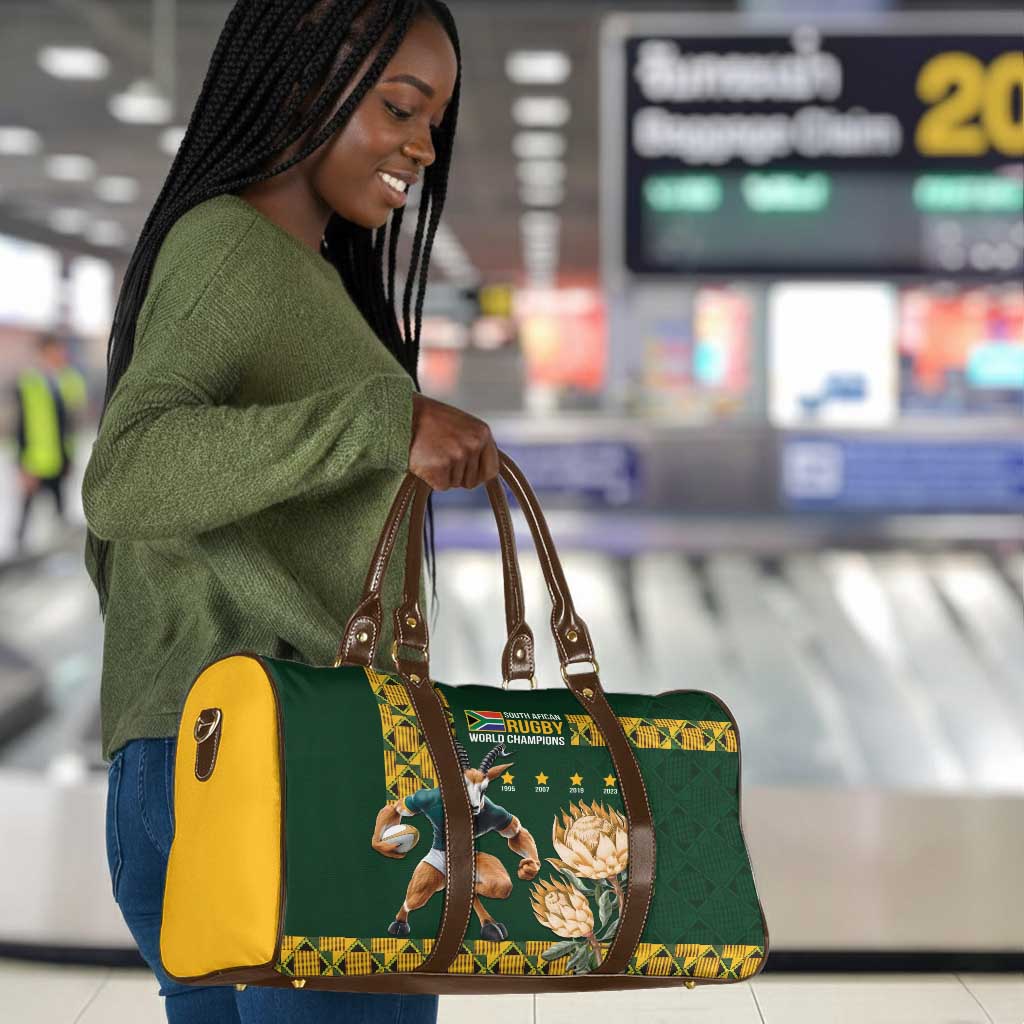 South Africa Rugby History World Champions Travel Bag Springboks Make History
