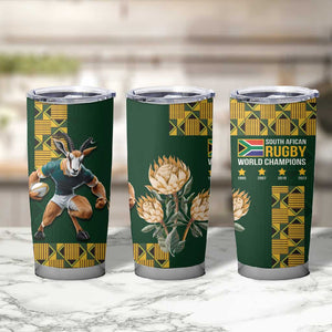 South Africa Rugby History World Champions Tumbler Cup Springboks Make History