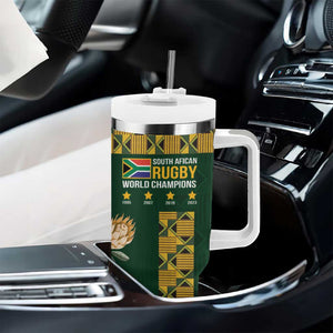 South Africa Rugby History World Champions Tumbler With Handle Springboks Make History