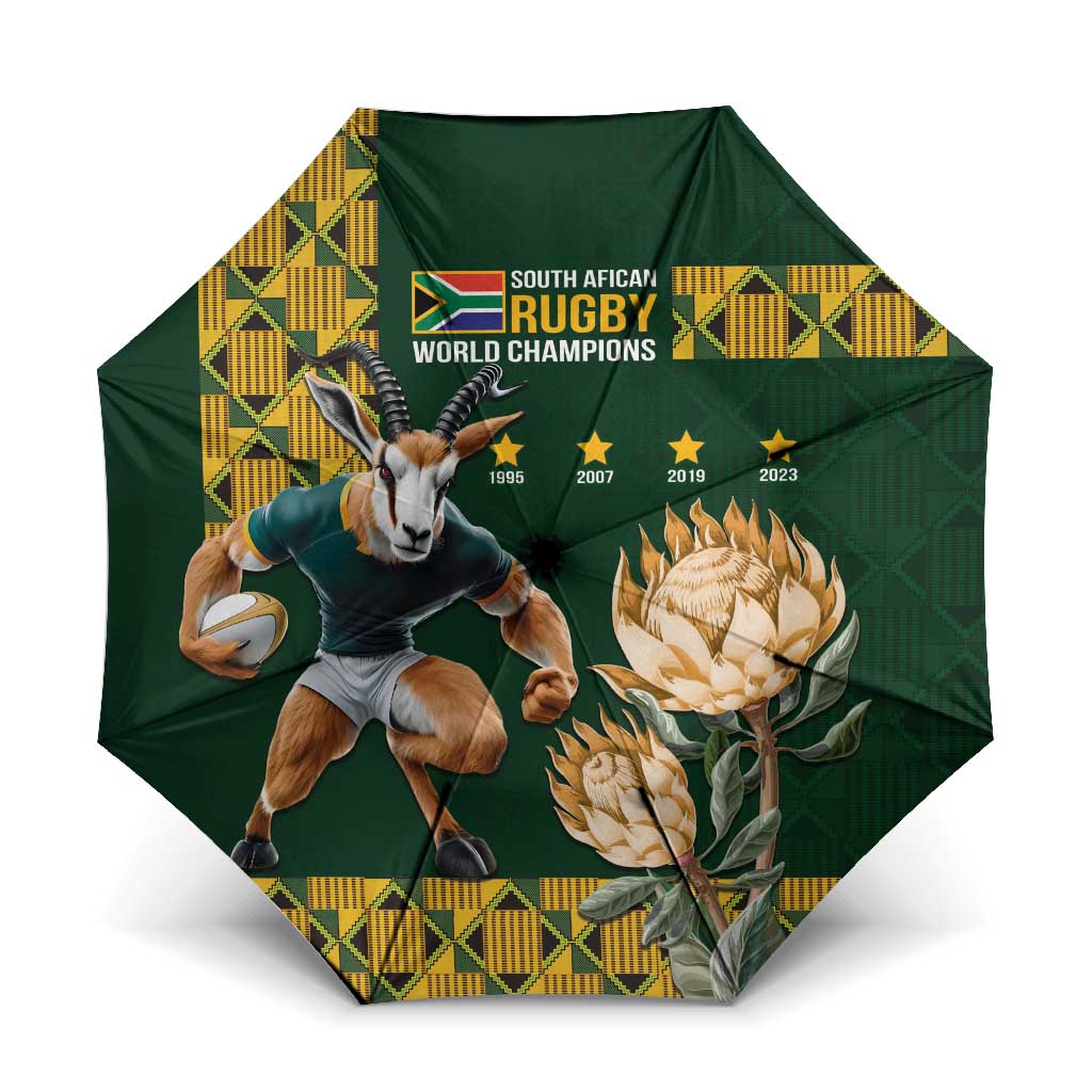 South Africa Rugby History World Champions Umbrella Springboks Make History