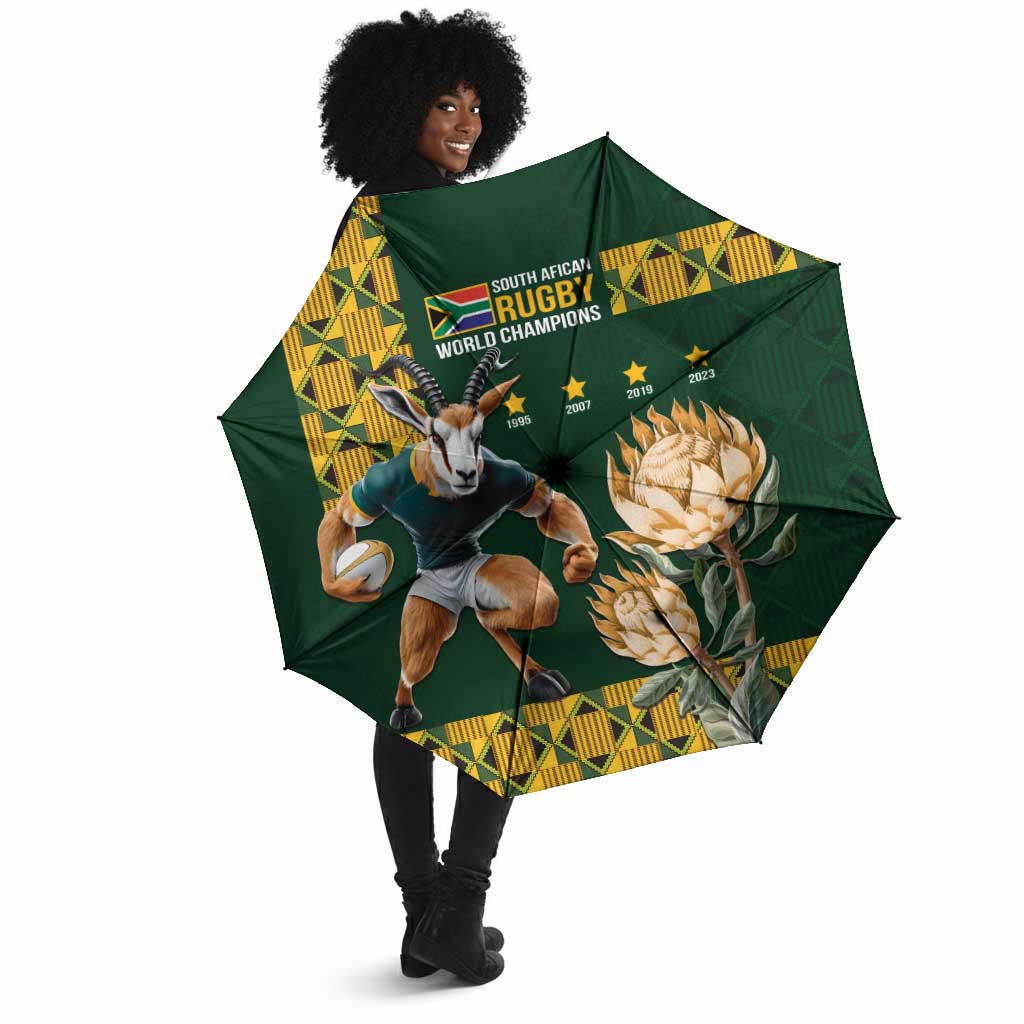 South Africa Rugby History World Champions Umbrella Springboks Make History