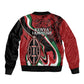 Happy Jamhuri Day Kenya Bomber Jacket Kenyan Lion and Maasai Shield