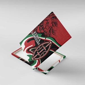 Happy Jamhuri Day Kenya Canvas Wall Art Kenyan Lion and Maasai Shield