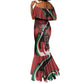 Happy Jamhuri Day Kenya Mermaid Dress Kenyan Lion and Maasai Shield