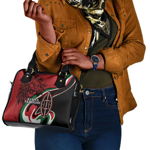 Happy Jamhuri Day Kenya Shoulder Handbag Kenyan Lion and Maasai Shield