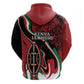 Happy Jamhuri Day Kenya Zip Hoodie Kenyan Lion and Maasai Shield