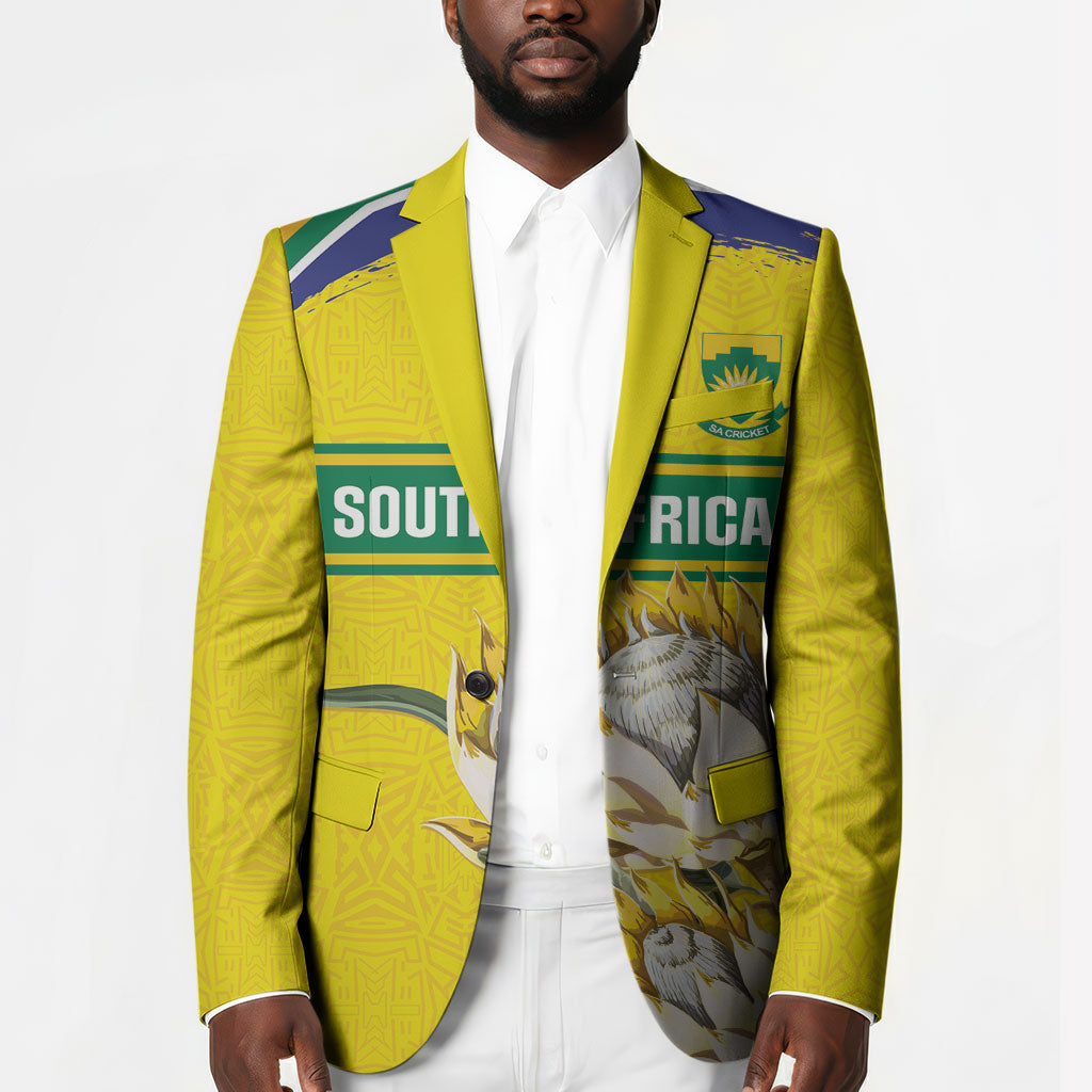World Cricket Custom South Africa Blazer Protea Flower Come On Proteas!