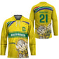 World Cricket Custom South Africa Hockey Jersey Protea Flower Come On Proteas!