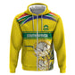 World Cricket Custom South Africa Hoodie Protea Flower Come On Proteas!