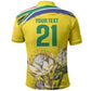World Cricket Custom South Africa Polo Shirt Protea Flower Come On Proteas!