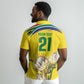 World Cricket Custom South Africa Polo Shirt Protea Flower Come On Proteas!