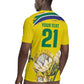 World Cricket Custom South Africa Rugby Jersey Protea Flower Come On Proteas!