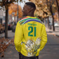 World Cricket Custom South Africa Sweatshirt Protea Flower Come On Proteas!