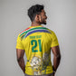 World Cricket Custom South Africa T shirt Protea Flower Come On Proteas!