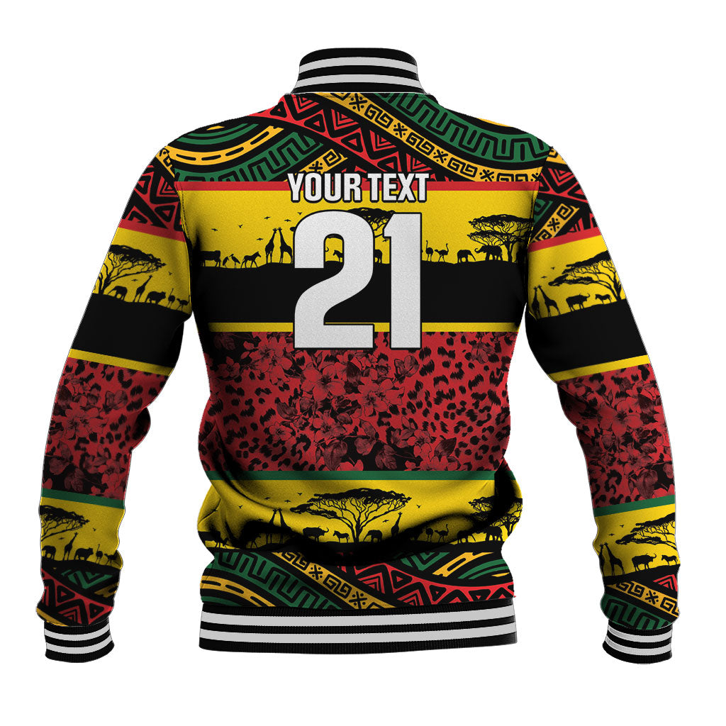 World Cricket Custom Zimbabwe Baseball Jacket Zimbabwe Bird Go Chevrons!