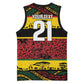 World Cricket Custom Zimbabwe Basketball Jersey Zimbabwe Bird Go Chevrons!
