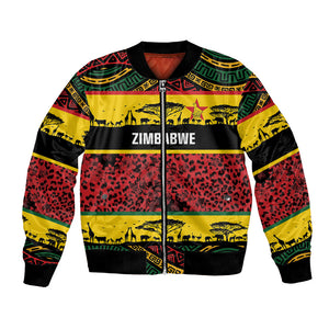 World Cricket Custom Zimbabwe Bomber Jacket Zimbabwe Bird Go Chevrons!