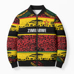 World Cricket Custom Zimbabwe Bomber Puffer Jacket Zimbabwe Bird Go Chevrons!