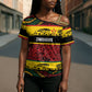 World Cricket Custom Zimbabwe Cross Shoulder Shirt Zimbabwe Bird Go Chevrons!