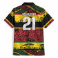 World Cricket Custom Zimbabwe Hawaiian Shirt Zimbabwe Bird Go Chevrons!