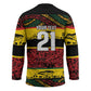 World Cricket Custom Zimbabwe Hockey Jersey Zimbabwe Bird Go Chevrons!