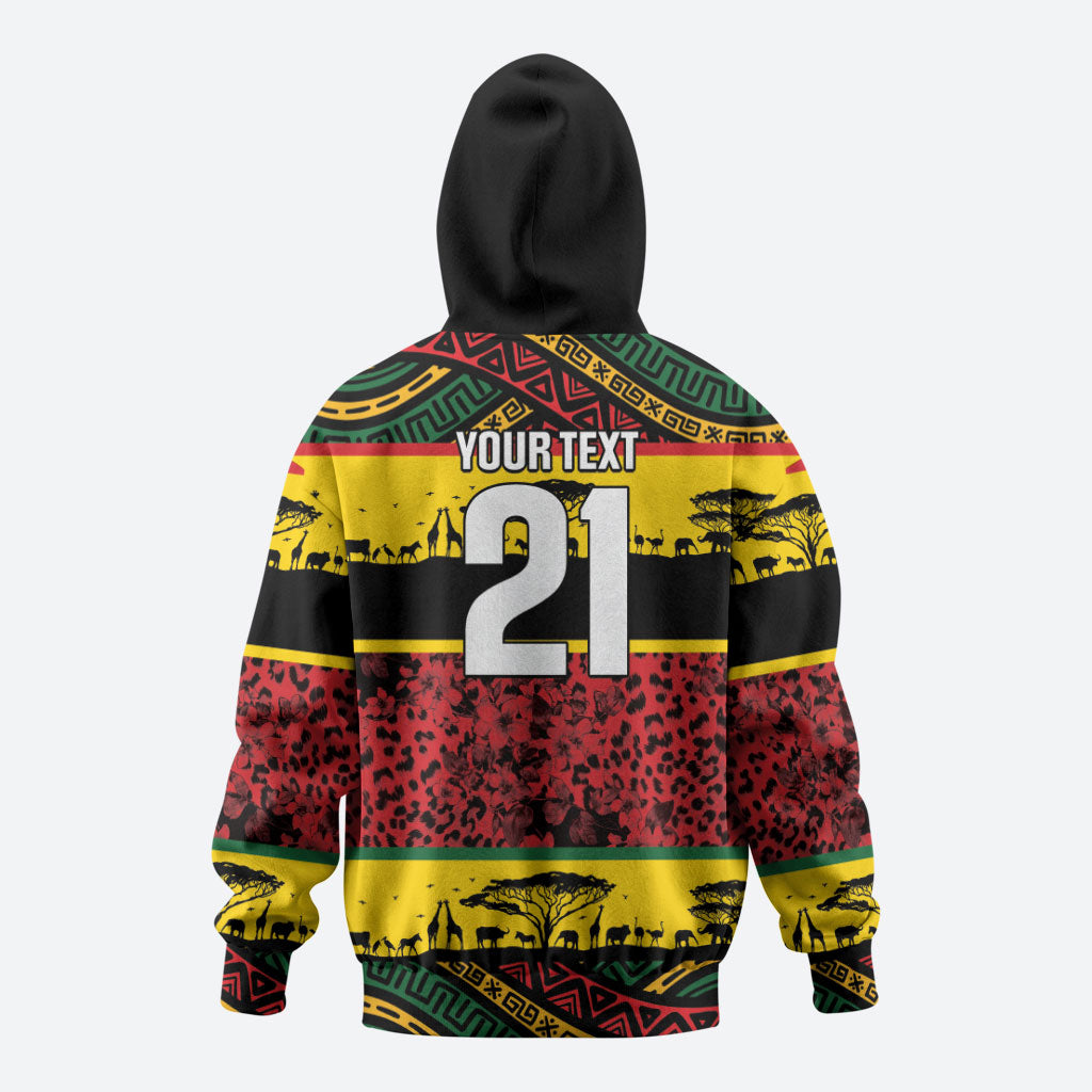 World Cricket Custom Zimbabwe Hoodie Zimbabwe Bird Go Chevrons!