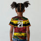 World Cricket Custom Zimbabwe Kid T shirt Zimbabwe Bird Go Chevrons!