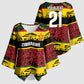 World Cricket Custom Zimbabwe Kimono Sleeve Blouse Zimbabwe Bird Go Chevrons!
