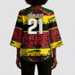 World Cricket Custom Zimbabwe Kimono Sleeve Blouse Zimbabwe Bird Go Chevrons!