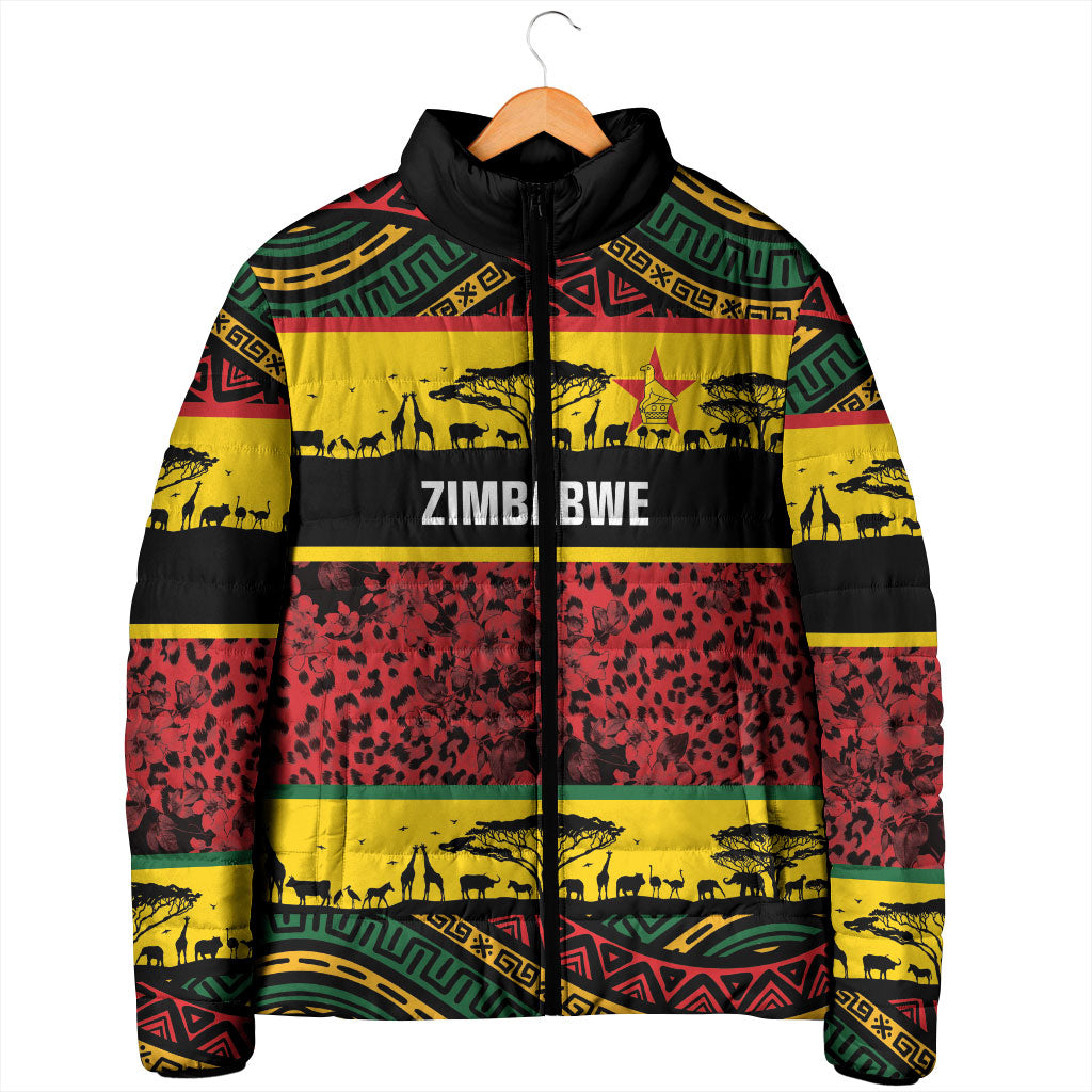 World Cricket Custom Zimbabwe Padded Jacket Zimbabwe Bird Go Chevrons!