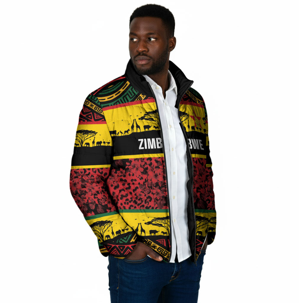 World Cricket Custom Zimbabwe Padded Jacket Zimbabwe Bird Go Chevrons!
