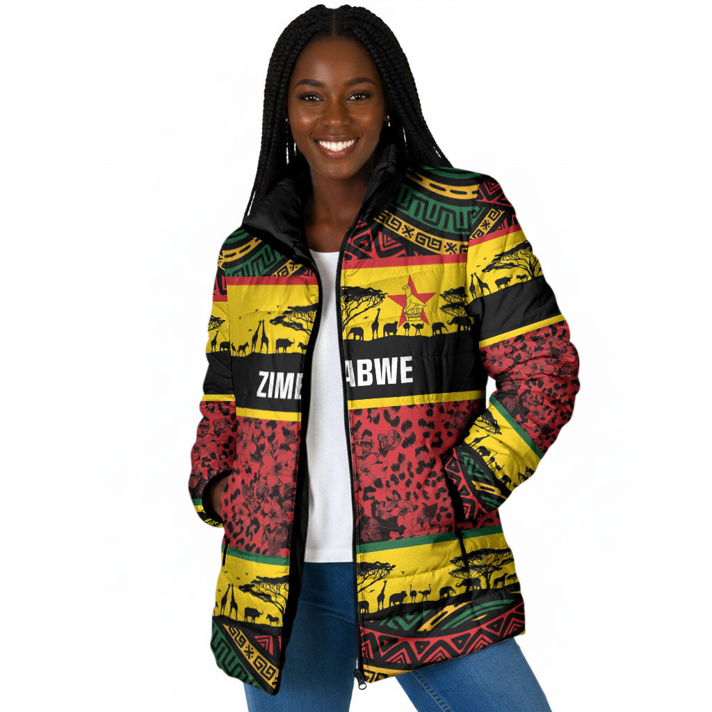 World Cricket Custom Zimbabwe Padded Jacket Zimbabwe Bird Go Chevrons!