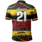 World Cricket Custom Zimbabwe Polo Shirt Zimbabwe Bird Go Chevrons!