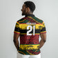 World Cricket Custom Zimbabwe Polo Shirt Zimbabwe Bird Go Chevrons!