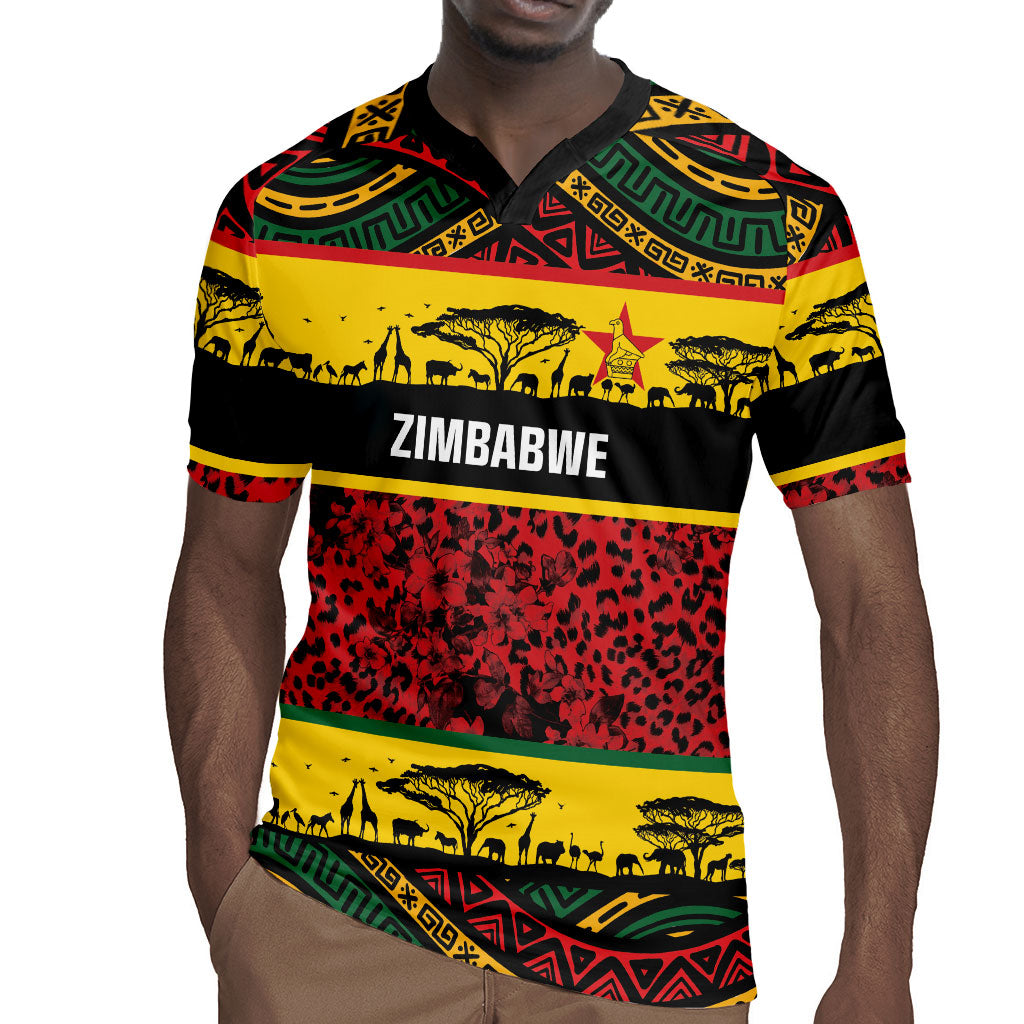 World Cricket Custom Zimbabwe Rugby Jersey Zimbabwe Bird Go Chevrons!