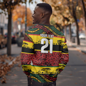 World Cricket Custom Zimbabwe Sweatshirt Zimbabwe Bird Go Chevrons!