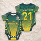 Custom South Africa Cricket Spirit 2026 Baby Onesie World T20 Edition