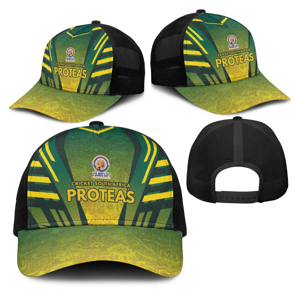South Africa Cricket Spirit 2026 Baseball Net Cap World T20 Edition - African Pride